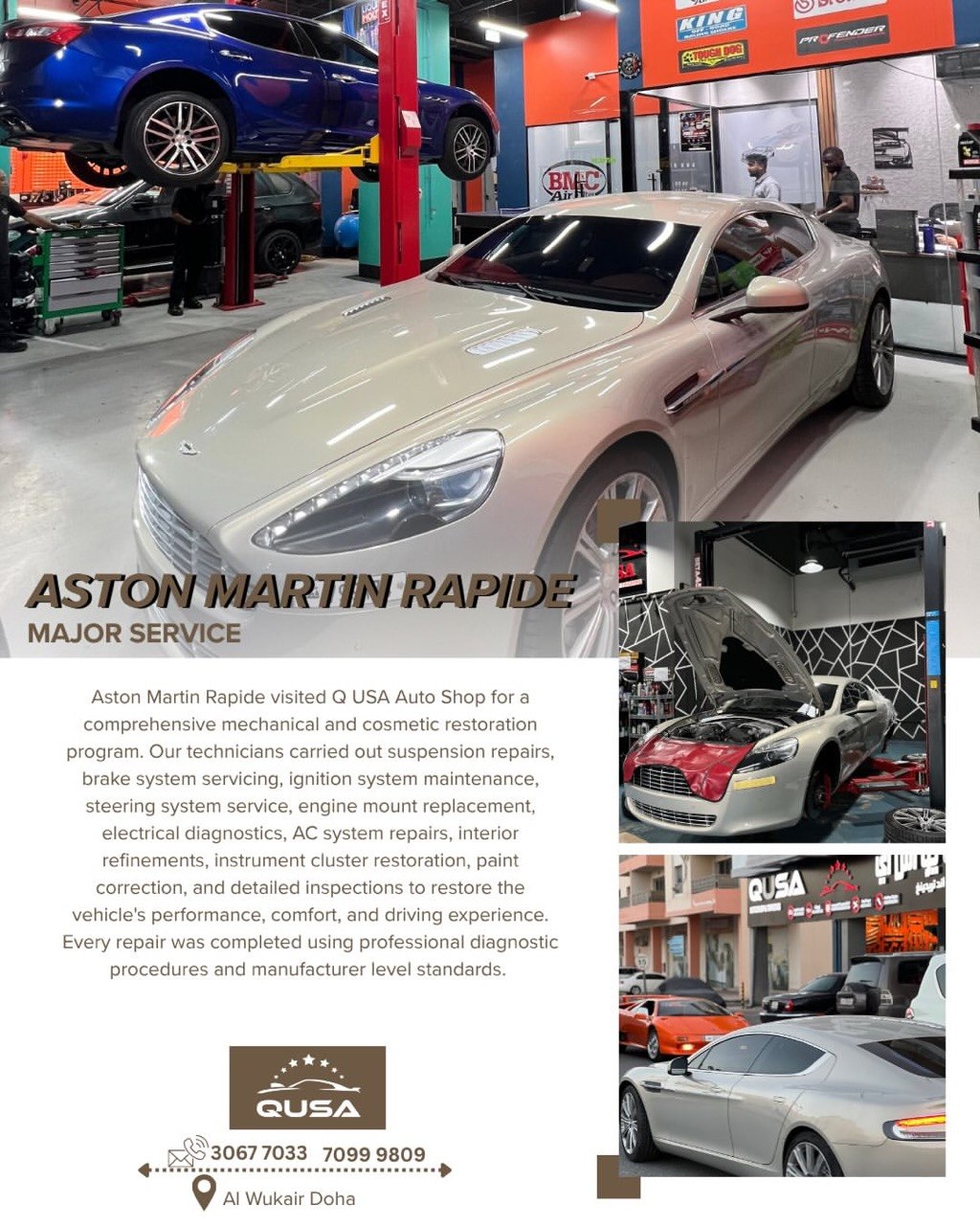 Aston Martin Rapide, finished and delivered